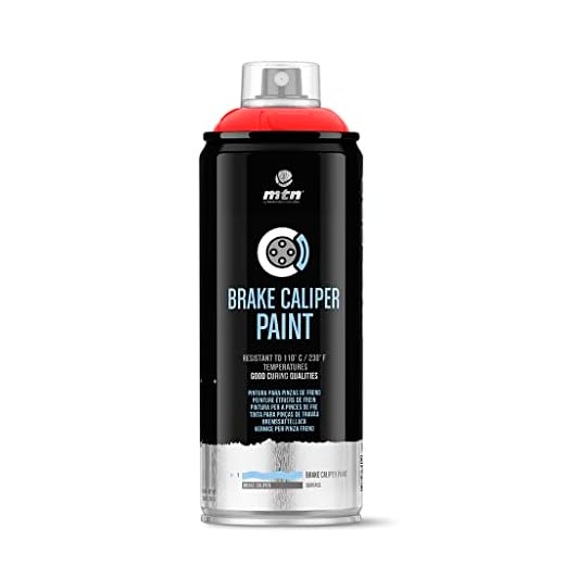 Montana Colors MTN Pro Pintura Pinzas de Freno-Rojo, Spray 400ml