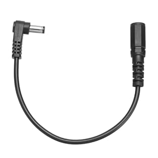 L Shape replacement male to female DC power repair cable cord, mainly used for adapters with different voltages and currents.Suitable for most DC surveillance, camera,CCTV security cameras, camera, DVR ,LED devices.It has good toughness and a long se...