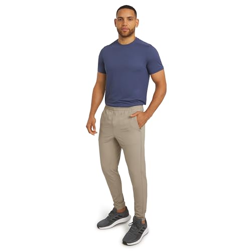 Motion Men's Regular Fit Active Performance Midweight Woven Jogger Pants4