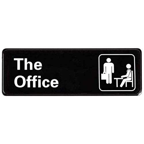 Cool TV Props - The Office Acrylic Sign - Dunder Mifflin Merchandise - 9 x 3 Inches