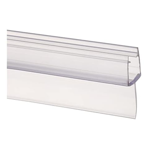BKPPBi1lkin Shower screen seal, Bathroom Shower Screen Door Seal Strip of 50cm 4 to 12mm Seal Gap Window Door Weatherstrip Window Glass Fixture Cover