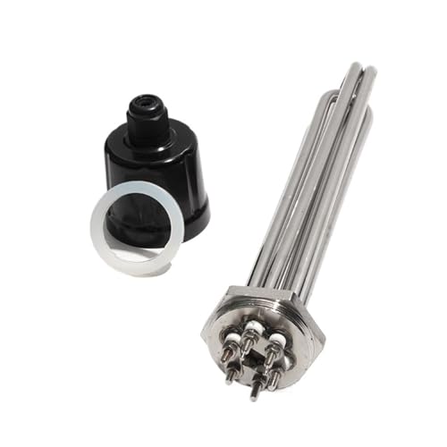 Riscaldatore Ad Immersione Elettrico Con Elemento Riscaldante For Acqua Con Filo DN32 380V SUS304 Produzione Di Birra 4.5kw 6kw 9kw 12kw(A,4.5KW 210mmL)