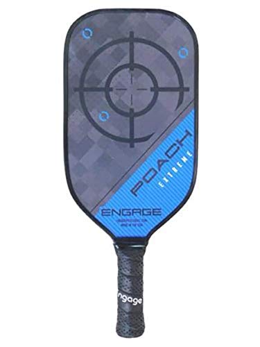 Raquette de pickleball Engage Poach Extreme bleue conception haut de gamme équilibrée