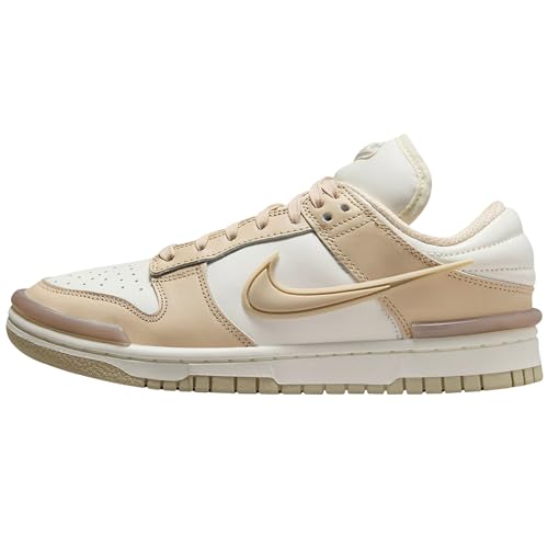 NIKE Dunk Low Twist Women's Shoes, Sail Pink Oxford Sail Sanddrift, 5.5