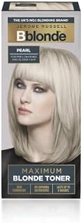 Jerome Russell Bblonde Pearl Blonde Toner - Non Permanent Hair Toner for Pre Lightened & Naturally Blonde Hair Colour, Neutralise Yellow Tones, No Ammonia or Peroxide, Lasts 8 Washes, 75ml