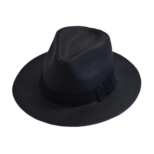 Chapeau de paille d'été respirant et léger, bonnet de plage mixte de plein air