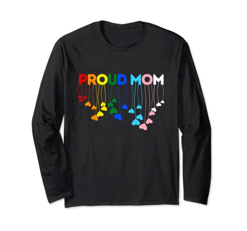Proud Ally LGBTQ Transgénero Proud Mom | Proud Trans Mom Manga Larga