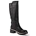 GLOBALWIN Women’s Black Knee-High Riding Boots Tall Fashion Boots with Chunky Low Heel & Side Zipper Everyday Wear Casual Boots For Women Size 8.5M