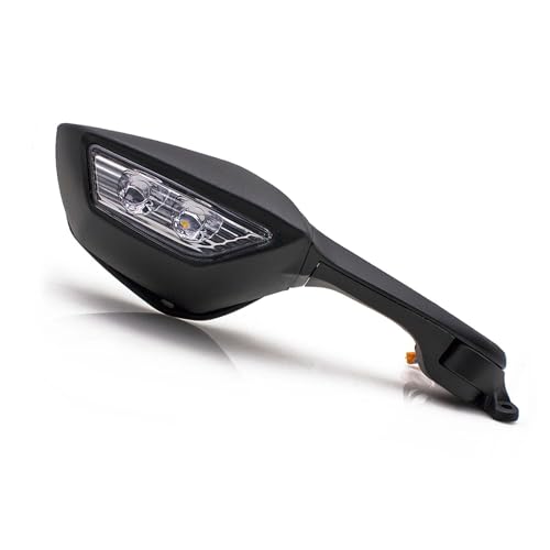Rétroviseurs Moto Anti Vibration Clignotants LED Intégrés Pliables - 4