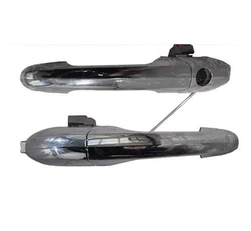 Poignée de porte extérieure pour Fiat 500 et 500c 2007-2020 ABS noir 2 pièces