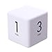 Cubo Temporizador Pomodoro Timer Minutos Cubo Del Temporizador De Gestión Del Tiempo 1-10 Minutos White Home Herramientas Prácticas
