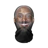 YWHallowe Costume Mask Mesh Full Coverage Visible Face Full Face 3D Printed Funny Headgear (One Size)