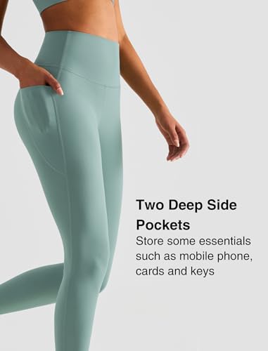 Yvette High Waisted Leggings with Pockets for Women Tummy Control Workout Running Yoga Pants Non See-Through4