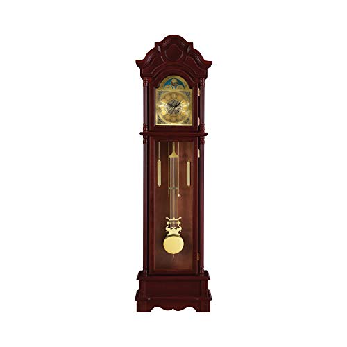 Coaster Mid Height Cherry Grandfather Clock product photo Coaster Mid Height Cherry Grandfather Clock product image