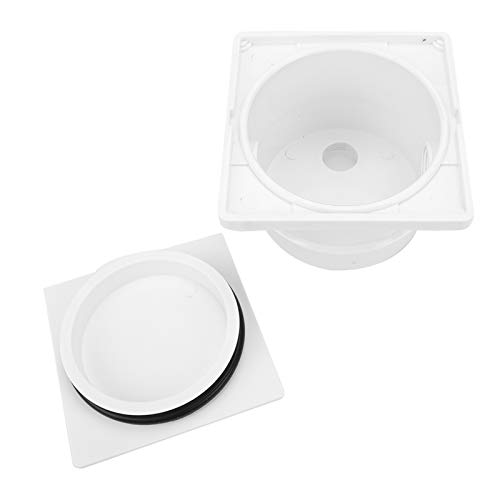 Zerodis Caixa de junção, caixa plástica de resina premium não tóxica, fácil de instalar, fácil de su