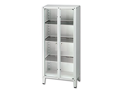 GiMa 27899 Styling Wert zu zwei gehärtetem Glas Türen
