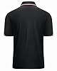 J.VER Mens Polo Shirts Short Sleeve Black Summer Regular Fit Smart Casual Sport Golf T-Shirt for Men Adult 3XL #3