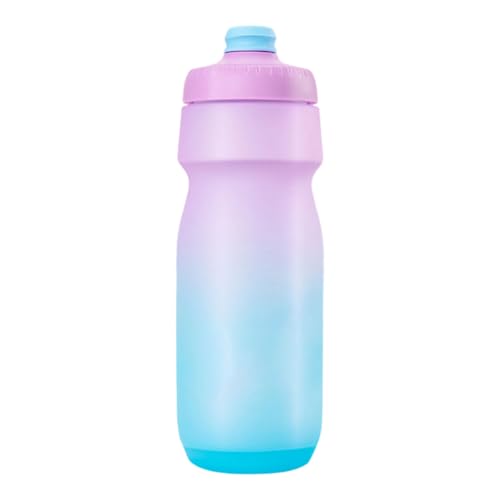 Outdoor Cycling Sports Water Bottle 650ml Grip Large Capacity Bicycle Water Kettle Squeeze Type Sports Bottle Gradient Color