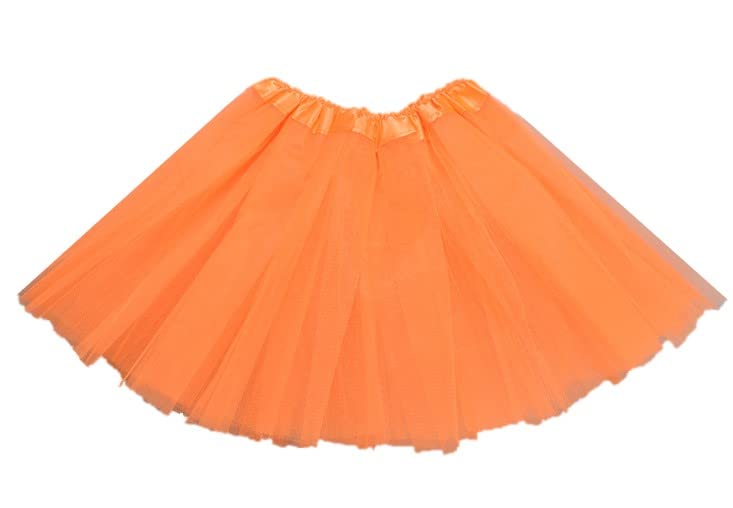 Kids Tutu Skirts 3 Layered Tulle, Fit Most 4-11 yrs Little & Big Girls for Dance Party Costume