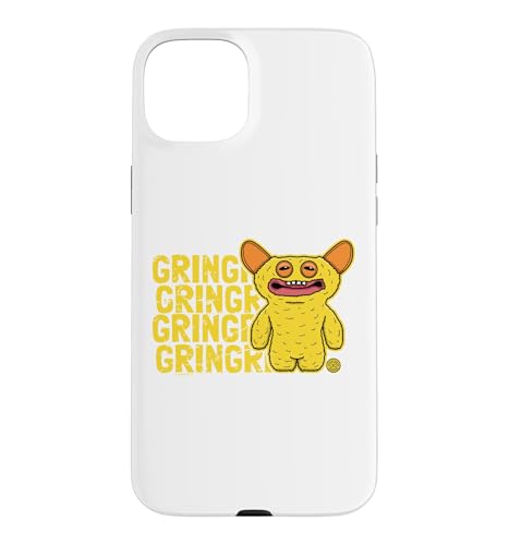 Fuggler Grin Grin Yellow Snuggler �����X�^�[�e�L�X�g �X�}�z�P�[�X iPhone 15 Plus �p