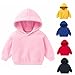AMIMOJY Clearance Deals 2048 Unisex Hooded Sweater Pullover For Boys and Girls Fun Print Fashionable Fleece and down Jacket (Blue, 12-18 Months)