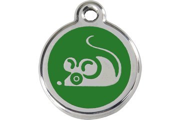 Proper Pets Red Dingo Engraved Cat/Dog Id Pet Tag/Charm Best Pet Tags Guaranteed (Mouse) #TOP4