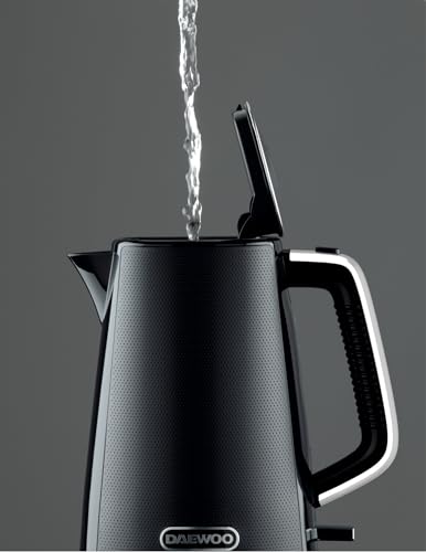 Daewoo Stirling, Jug Kettle & Toaster Set,Black