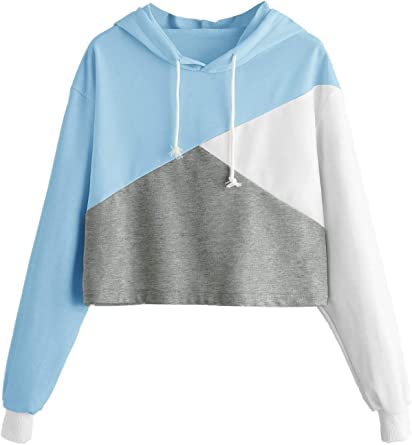 Hoodie - Fleece Pullover  Mix-Match with Light blue & sky blue main image 0