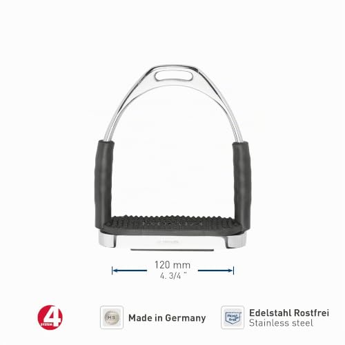 Foto von Sprenger System-4 Steigbügel - Edelstahl rostfrei, 120 mm Trittweite