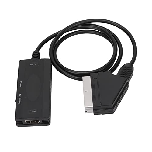 Adaptador de euroconector SCART a HDMI ideal para disfrutar de vídeos antiguos en HDTV