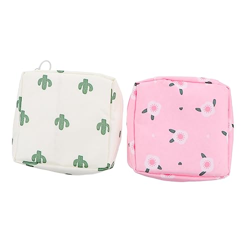 KOMBIUDA Portable Sanitary Pad Bags Nursing Pad Bags Travel Storage Bags Compact Pouch for Pads Ladies' Essential