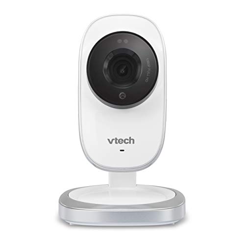 VTech VC9411 Wi-Fi IP Camera with 1080p HD, Free Live Streaming, Automatic Infrared Night Vision & Smart Security Alarm, White, One Size by VTech - Used condition - CA$8.26