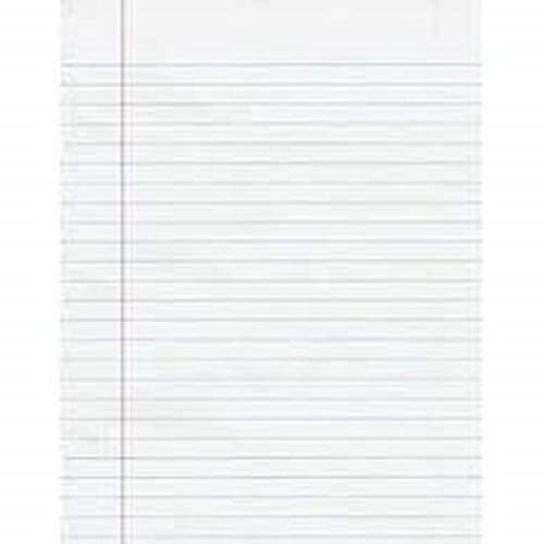 Image of Peeplvalue A4 Size White One Side Ruled One Sided Line Sheet for School, Colleges, Project, Assignments, Practical Etc Multipurpose (Pack of 80 Sheets)