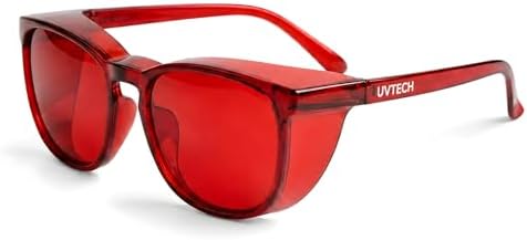 Uvtech UVtech SLEEP-4B 100% Blaulichtfilter Rote Brille Computerbrille PC ...