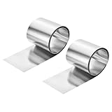 uxcell 2 Pcs Pure Nickel Sheet, 99.6% Pure Nickel Plate Nickel Strip 0.004