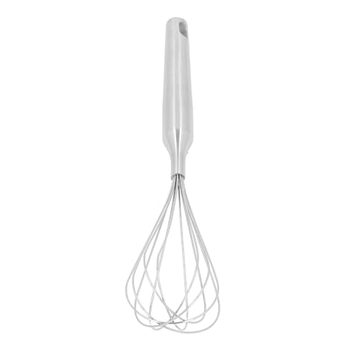 Batidor de huevos cómodo de acero inoxidable para batir sin cansar la mano