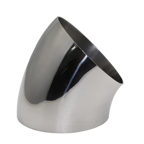 Tuyau d'échappement voiture raccord coude 45 degrés acier inoxydable 304 38mm