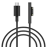 Surface USB Type C急速充電ケーブル1.5mを転送し、Surface Connectポートは45 w 15 v以上のPDアダプタを必要とし、Type-c Surface配電を接続して充電を行う。Microsoft Surface Pro 10/7/6/6/5/4/3互換装備Go 3/2/1、Surface Laptop 1/2/3/6、Surface Book