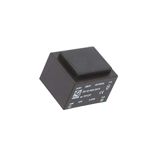Transformateur moulé BV EI 303 2513 de haute précision 1.5VA 380VAC 12V 81g