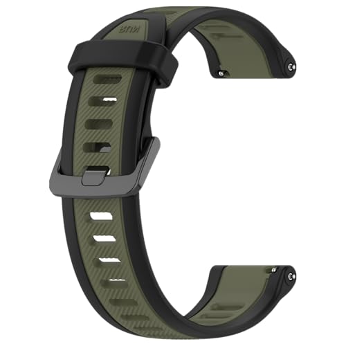 LICHIFIT Garmin�i�K�[�~���jForerunner165�p�o���h 20MM �x���g �ւ��o���h �V���R���� �_�炩�� �ʋC�� �ϋv�� �X�|�[�c�o���h �A�N�Z�T���[ �i�_�[�N�O���[���j