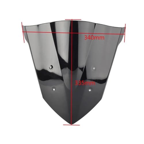Pare-brise de moto pour CBR650F 2014-2018 déflecteur noir en ABS - 4