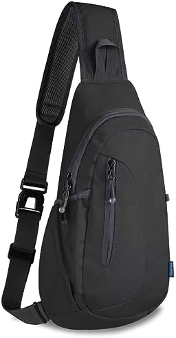 TITECOUGO Small Sling Bag Lightweight Crossbody Backpack for Men Women Shoulder Bag for Outdoor Sports