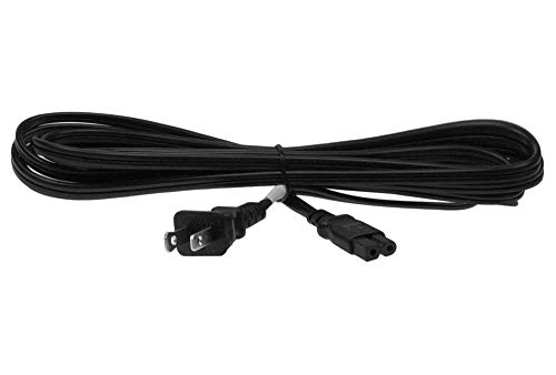 Sf Cable 10Ft 18 Awg 2-Slot Polarized Power Cord (Iec320 C7 To Nema 1-15P) #TOP1