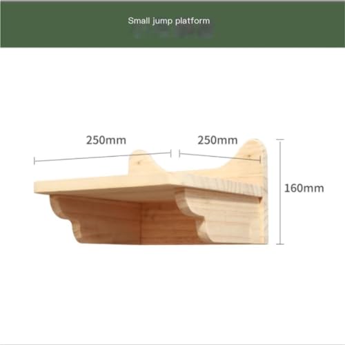 Capsule spatiale pour chat murale et arbre de repos en bois naturel