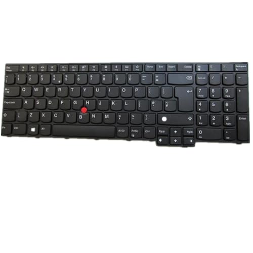 Clavier Lenovo ThinkPad L15 Gen 1 2 noir disposition UK pour remplacement ordinateur portable