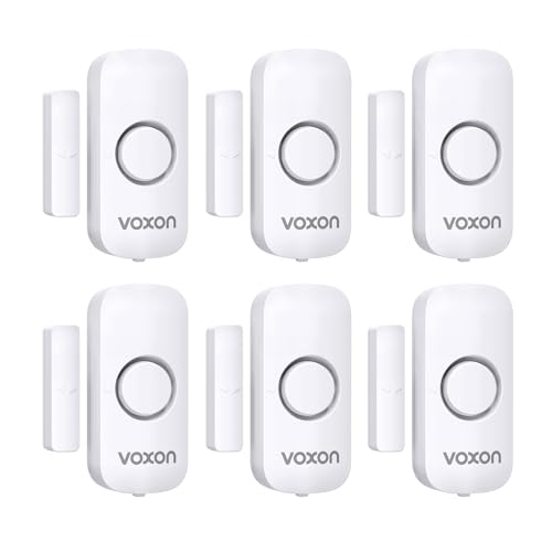 6-Pack 100dB Door Sensor Alarms