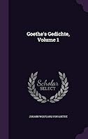 Gedichte, Erster Band 1342408152 Book Cover