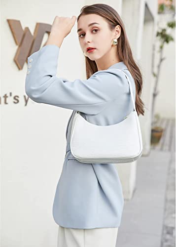 Image of CYHTWSDJ Shoulder Bags for Women, Cute Hobo Tote Handbag Mini Clutch Purse with Zipper Closure