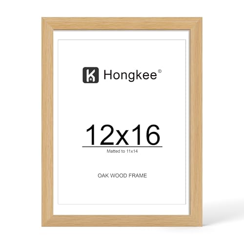 Hongkee 12x16 �I�[�N�E�b�h�ʐ^�t���[���A�f�B�X�v���C�ʐ^11 x 14�C���`(�}�b�g�Ȃ�)�܂���12 x 16�C���`(�}�b�g�Ȃ�) - �����K���X�J�o�[�A�Ǌ|���p��������ѐ����f�B�X�v���C(�i�`�������I�[�N�A1�Z�b�g)