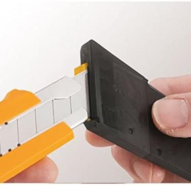 OLFA 18mm Heavy-Duty Utility Knife (L-1) - Multi-Purpose Custom Cutting Depth Utility Knife w/ Ergonomic Grip Handle & Snap-Off Blade, Replacement Blades: Any OLFA 18mm Blade